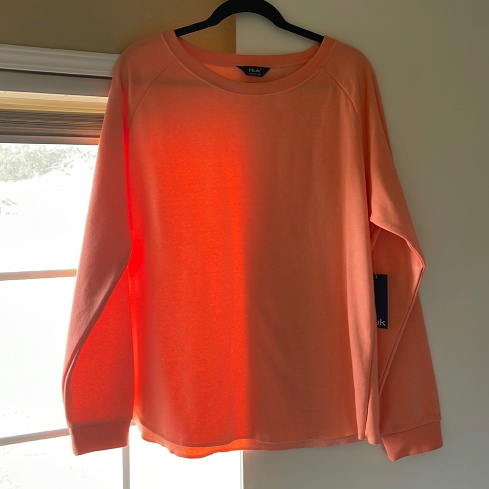 HUK Fishing Crew Sweater